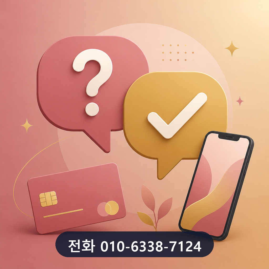 신용카드 한도 대출 자주 묻는 질문 이미지